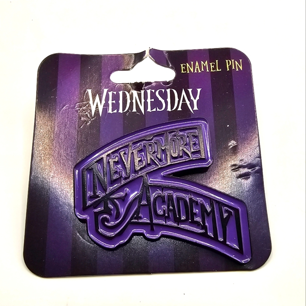 Purple Nevermore Academy Enamel Pin